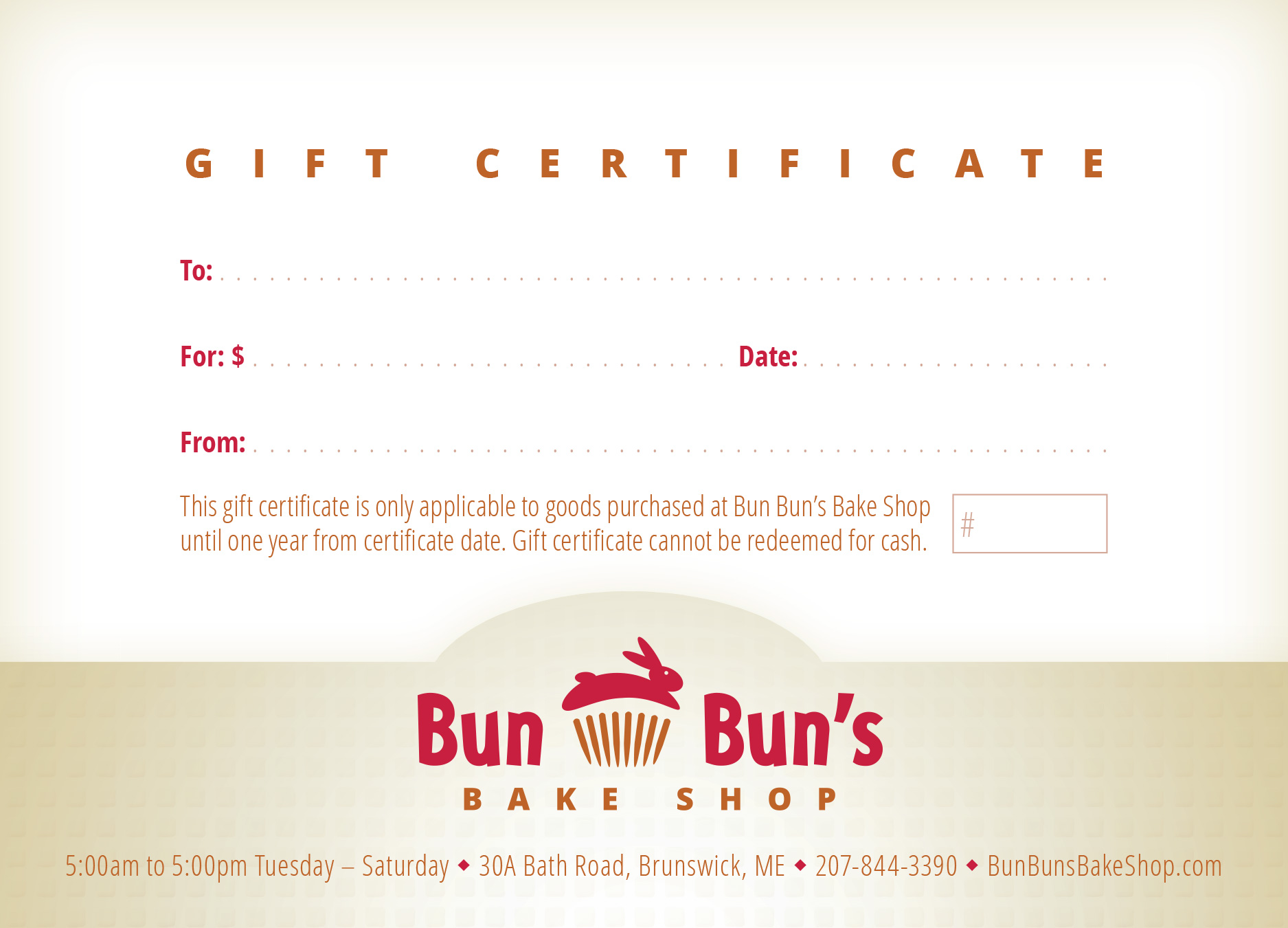 Gift Certificate